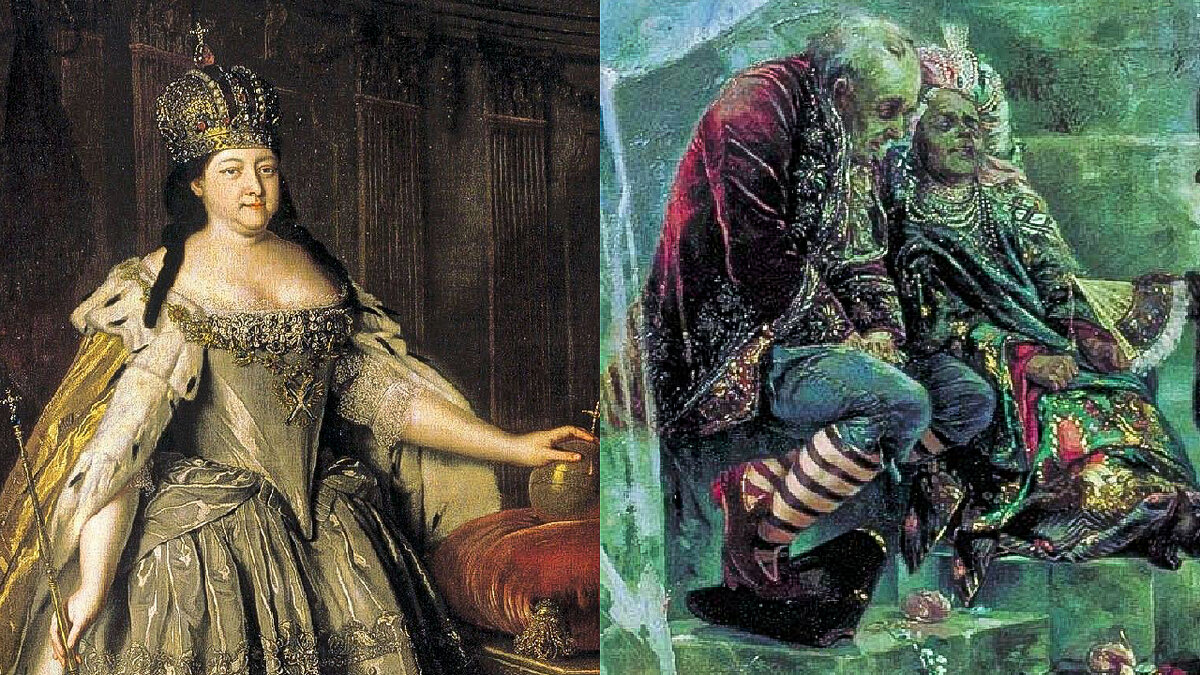 Анна Иоанновна частенько пользовалась своим положением.
Князь Голицын потерял жену, и вскоре его сердцем завладела прекрасная итальянка.