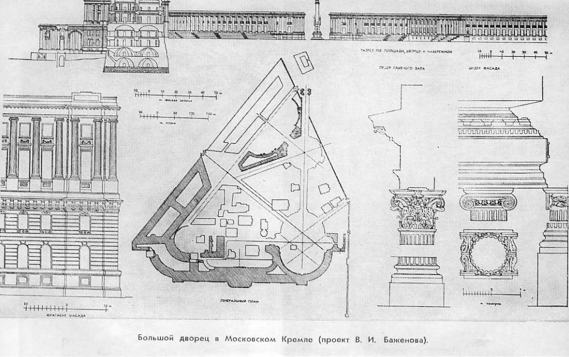 План баженова по перестройке кремля