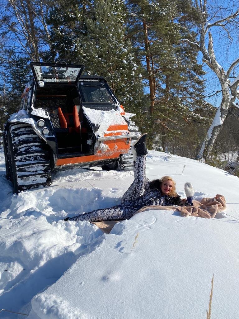 Фотосессия на зимней поляне с BigBo