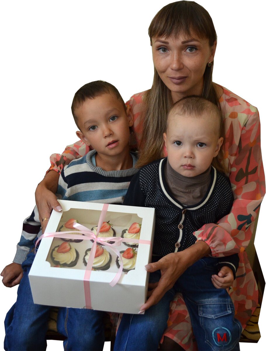 Главные ценители кулинарного творчества Марии Чебоксаровой — ее сыновья Данил и Андрей.