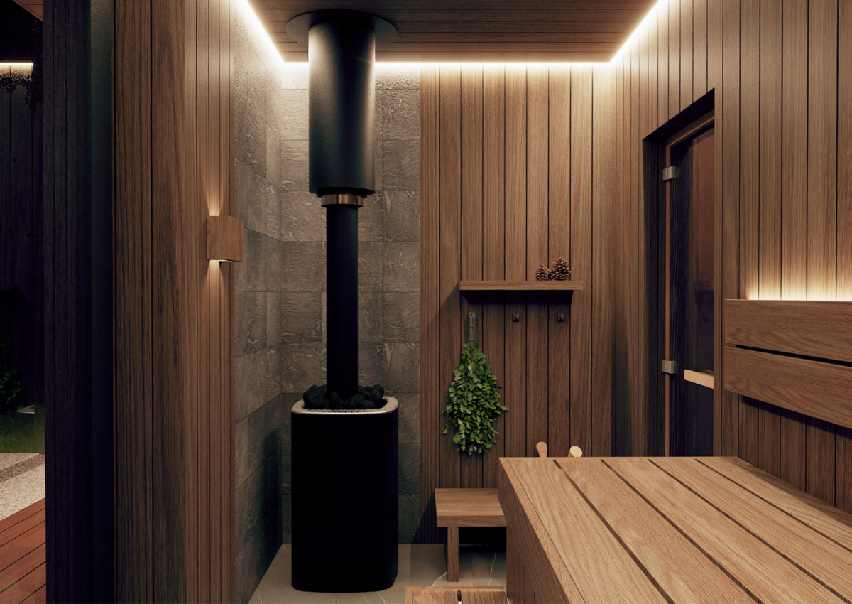 Летняя кухня с панорамной парной | Grillzone | Дзен