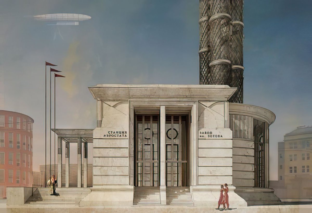 Работа современной архитектурной группы «Дети Иофана». (с) Ссылка на источник - в конце текста.