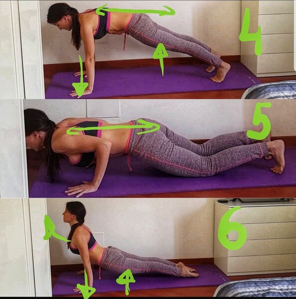 Поза йоги: переход в наклон