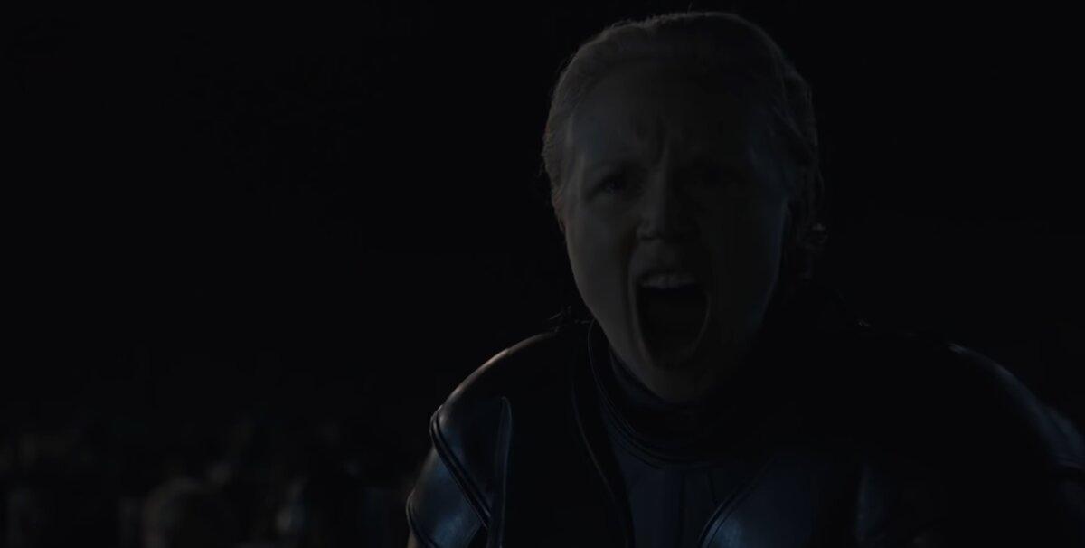 Крик большой женщины.