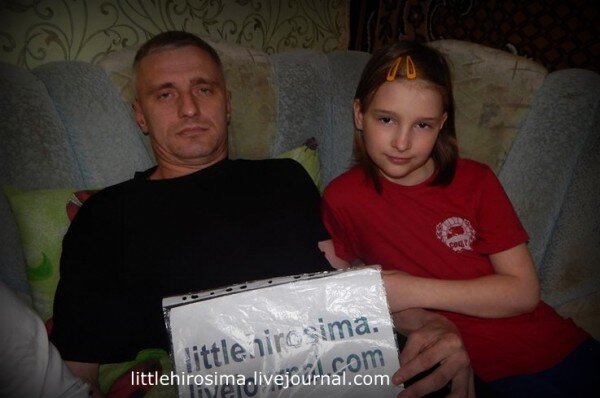 
Леша с младшей дочкой