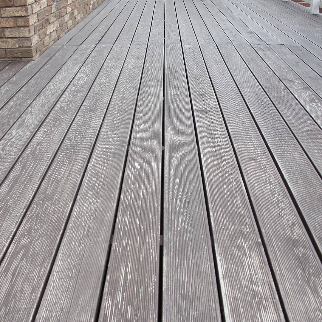 Террасная доска Decking 30 мм графит (7024)