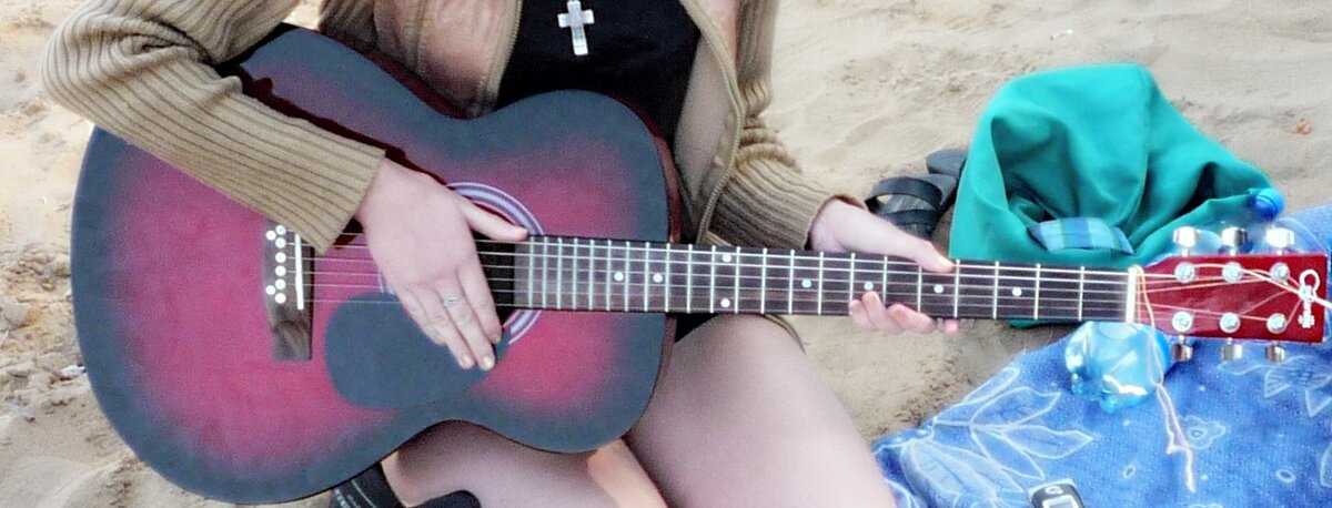 Моя первая акустическая гитара