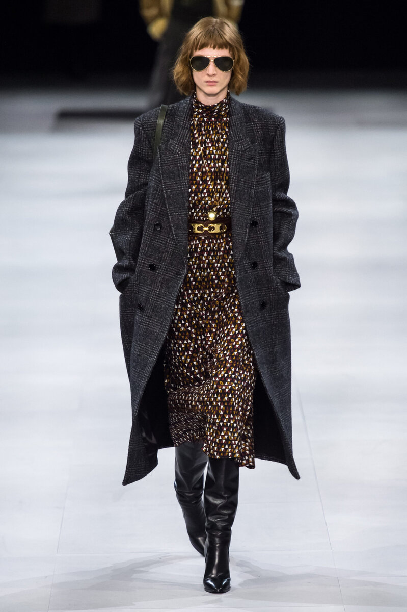 Пальто с показов Celine, Mulberry, Max Mara, осень-зима 2019-2020