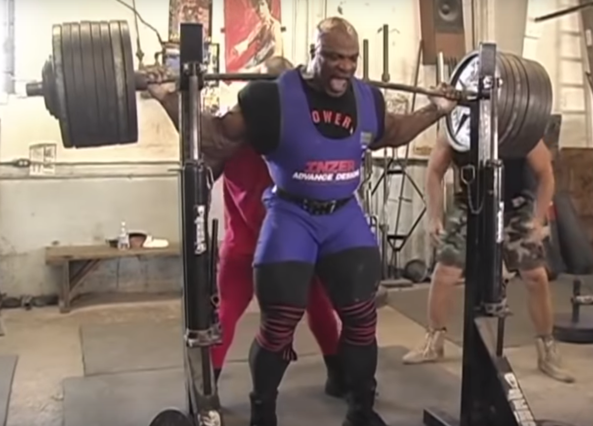 Ronnie coleman entrenando