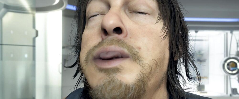 Когда вот-вот чихнёшь. 