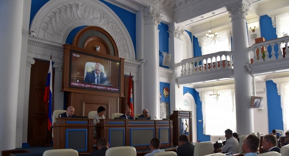   Пленарное заседание заксобрания Севастополя, 1 октября 2019 года. Фото: sevzakon.ru. 