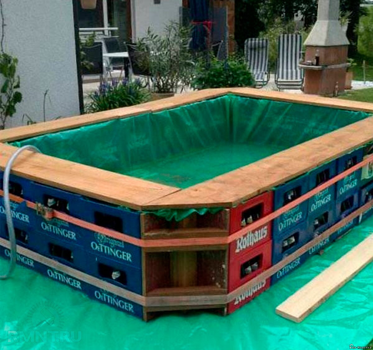 Как сделать бассейн на даче своими руками?