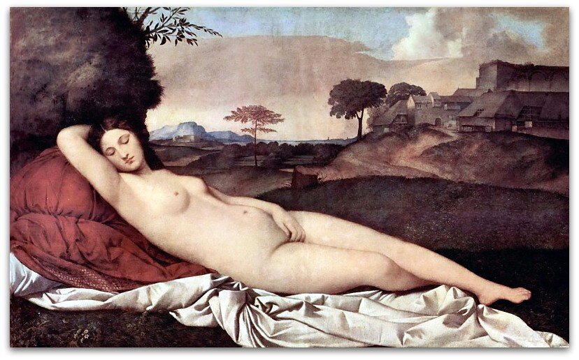 Джорджоне "Спящая венера".