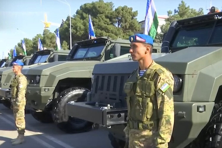 Армия Узбекистана принимает «Тайфуны» на вооружение. Кадр «Узбекистан 24»