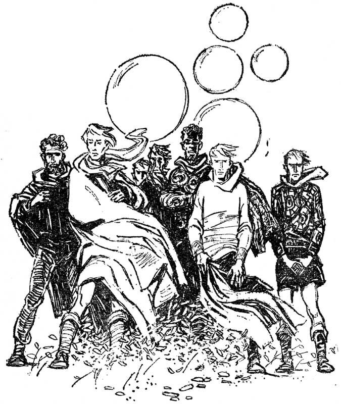 Л. Рубинштейн, иллюстрация к роману "Полдень XXII век"