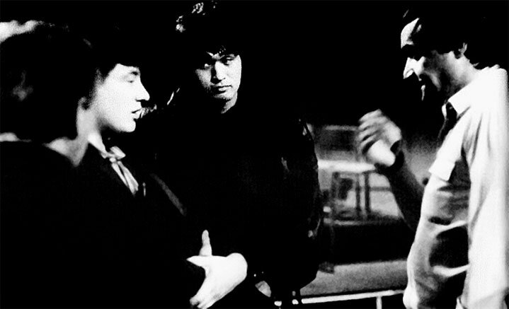 Виктор Цой в программе "Взгляд". фото из архива В. Мукусева