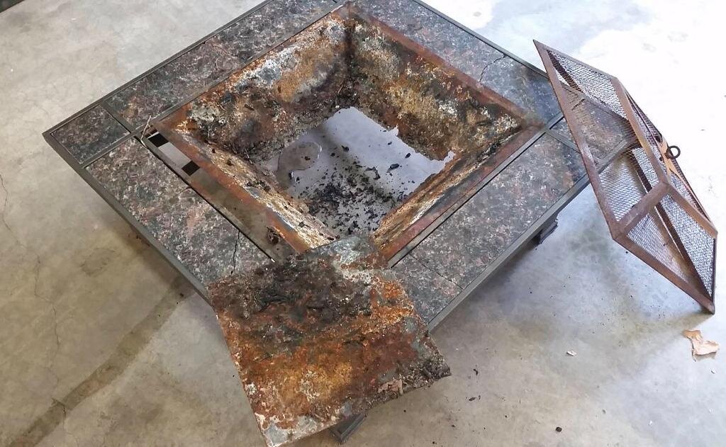 Китайская чаша ДО и ПОСЛЕ сезона использования. 