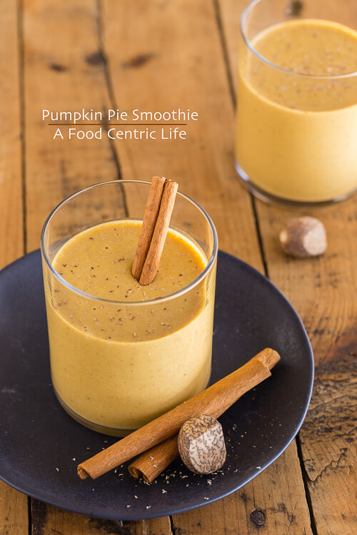 Тыквенный смузи с корицей 