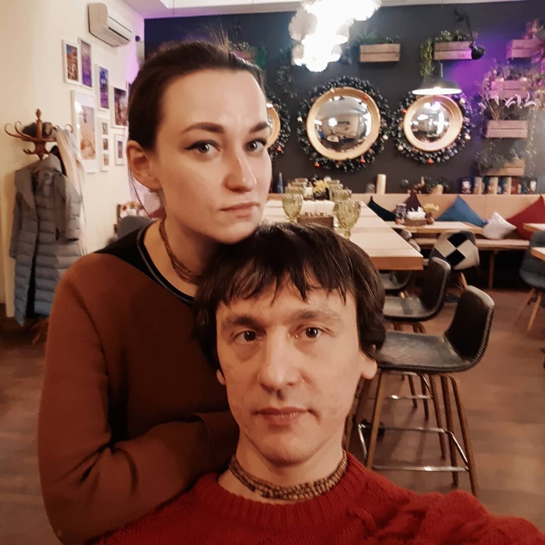 Александр и Марина Минина (нынче Карпичева) - совладельцы сети вегетарианских кафе Jiva