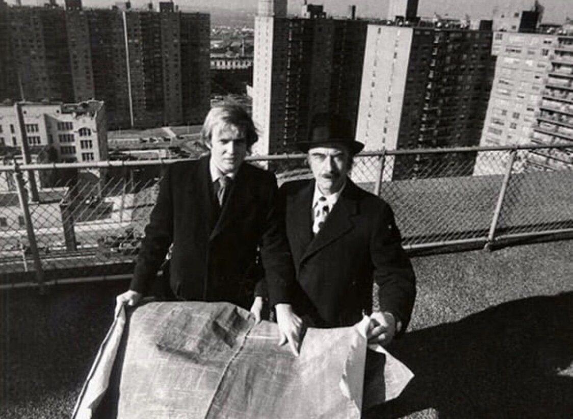 Молодой Дональд Трамп и его Отец