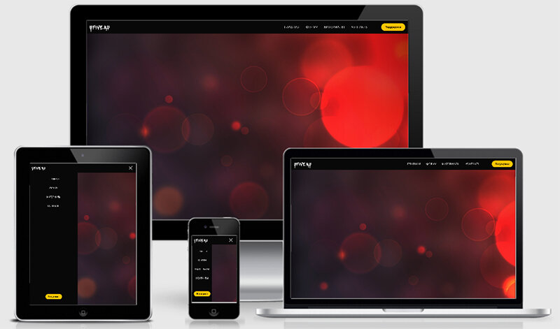 Адаптивное меню navbar с использованием CSS, HTML и JS