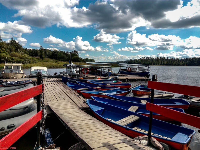 Лодочная станция в п. Березово