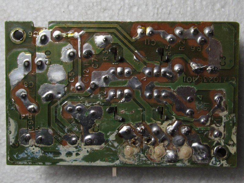  плата со стороны дорожек  