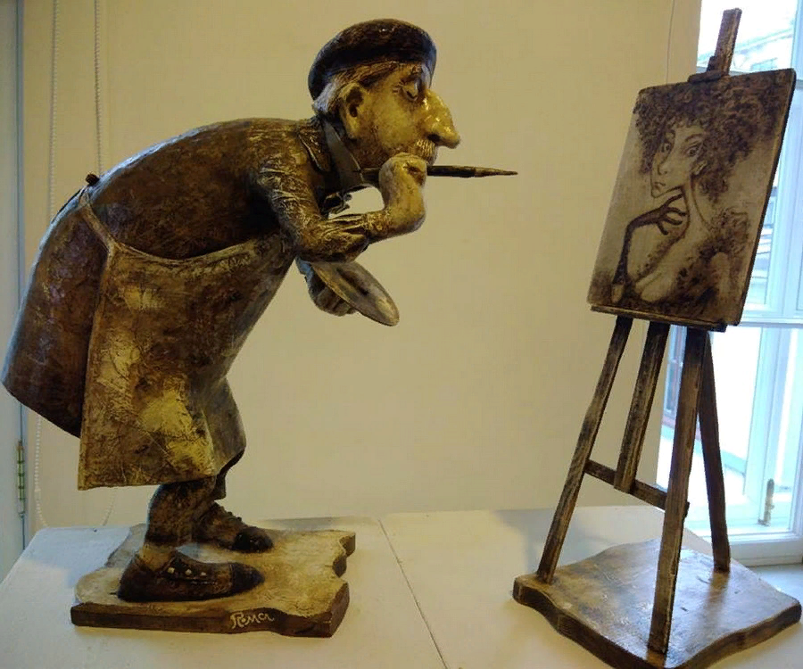 Какой замечательный художник увлечённо пишущий портрет может даже дамы сердца ФОТО https://lovers-of-art.livejournal.com/689317.html