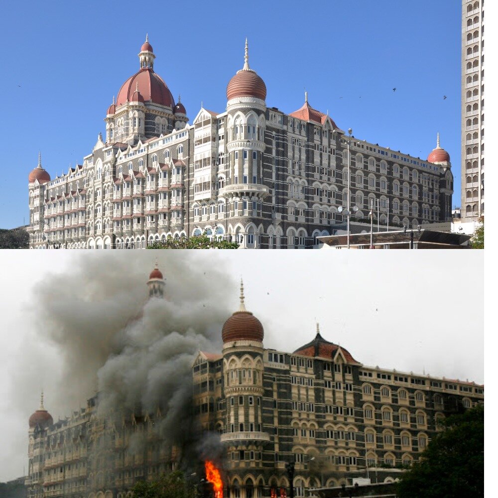 Отель Тадж Махал Палас  при теракте 26/11. (фото:  India Daily)