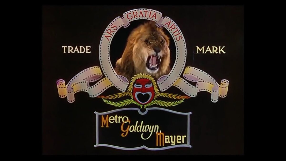 Знаменитая заставка "Metro-Goldwyn-Mayer". Одна из самых ранних 