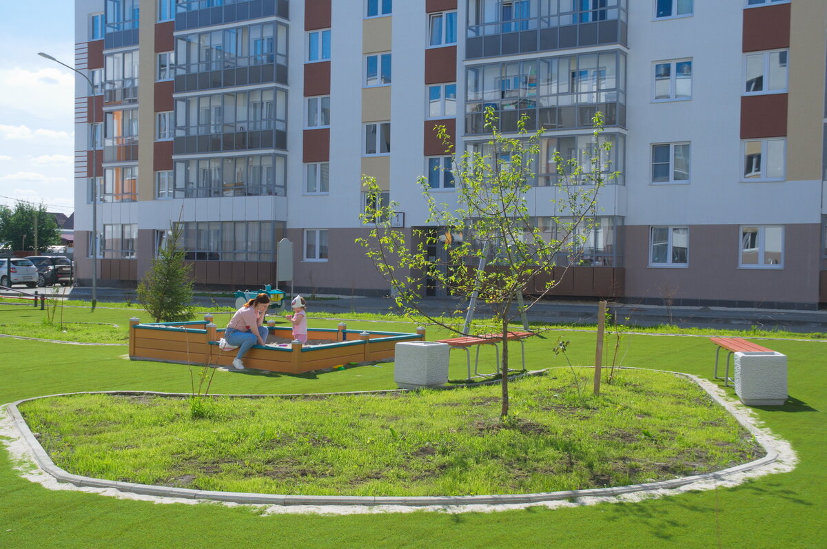 На территории "Мичуринского" много зелени