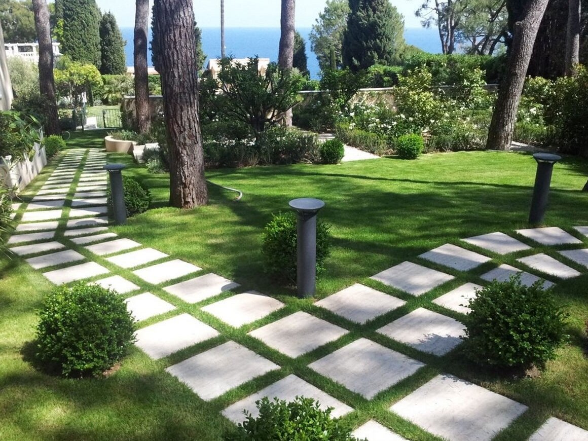 Садовая дорожка: форма-трафарет для тротуарной плитки (600х600х60мм)