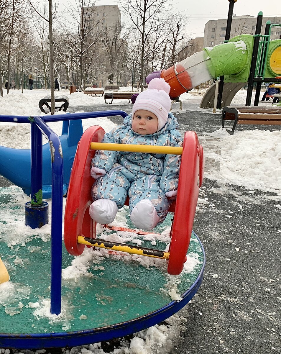 Гуляем зимой в парке
