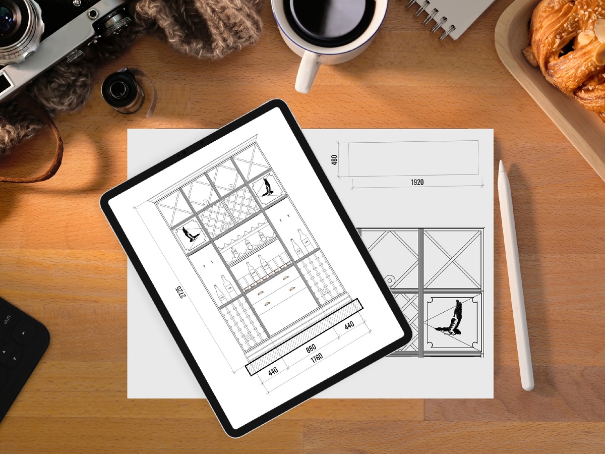 Винный шкаф из 14 стандартных модулей