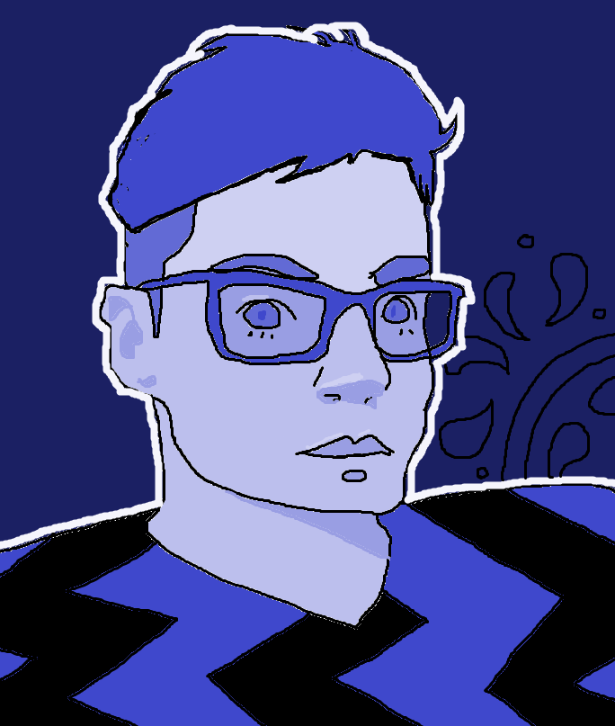 Просто автопортрет в Paint