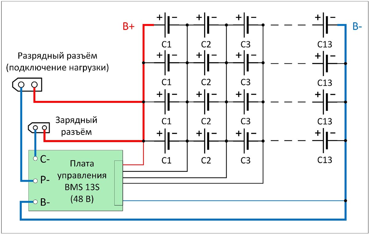 Ruichi ql50 10 схема подключения Как устроен литий-ионный аккумулятор электровелосипеда? Электровелосипедист Дзен