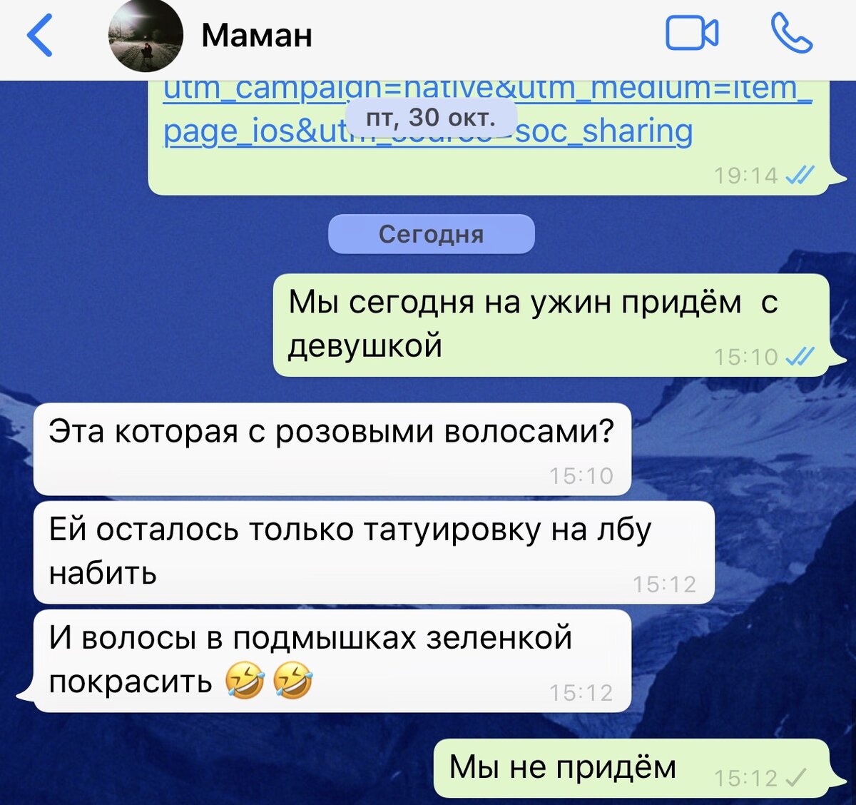 Примерно такие диалоги были постоянно