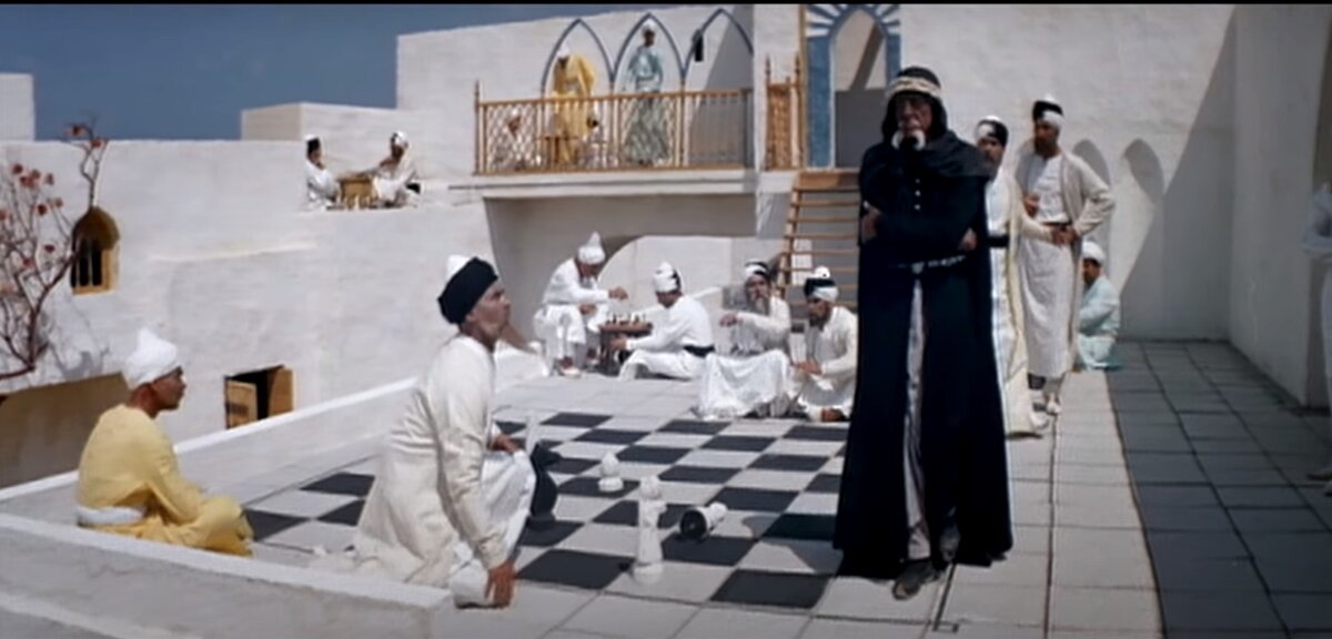 Кадр взят из фильма "Волшебная лампа Алладина" 1966 г., киностудия им. М. Горького