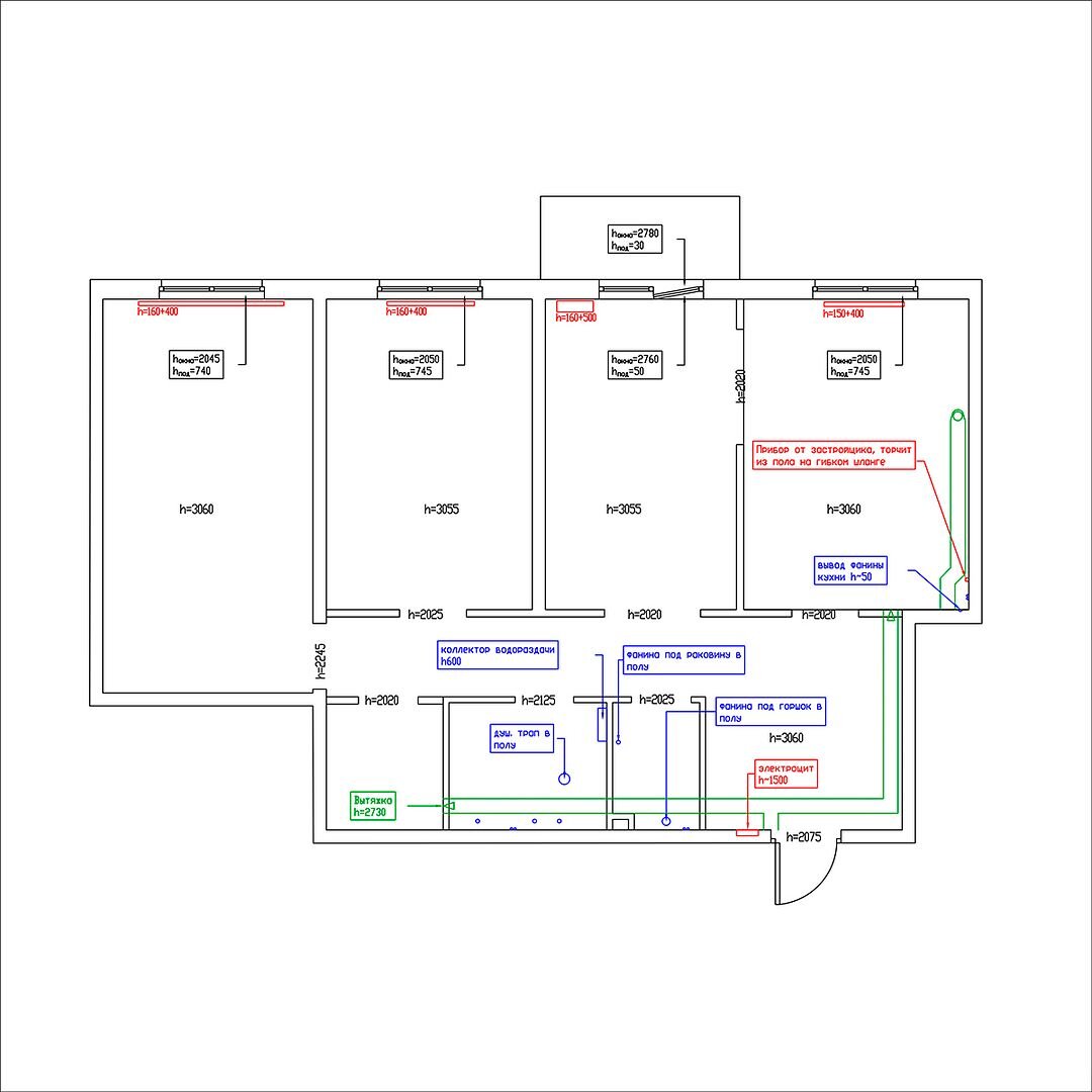 План от застройщика