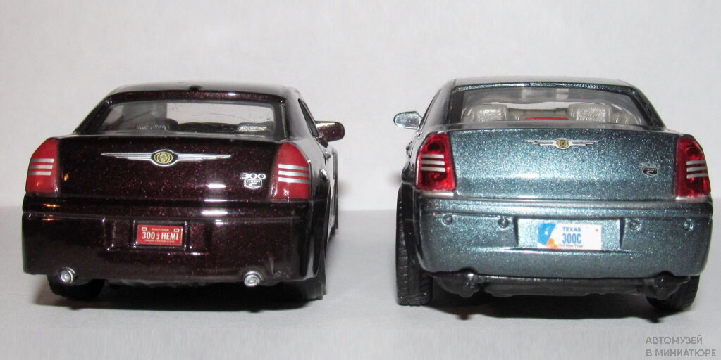 Chrysler 300С от Bburago и MotorMAX из коллекции автора