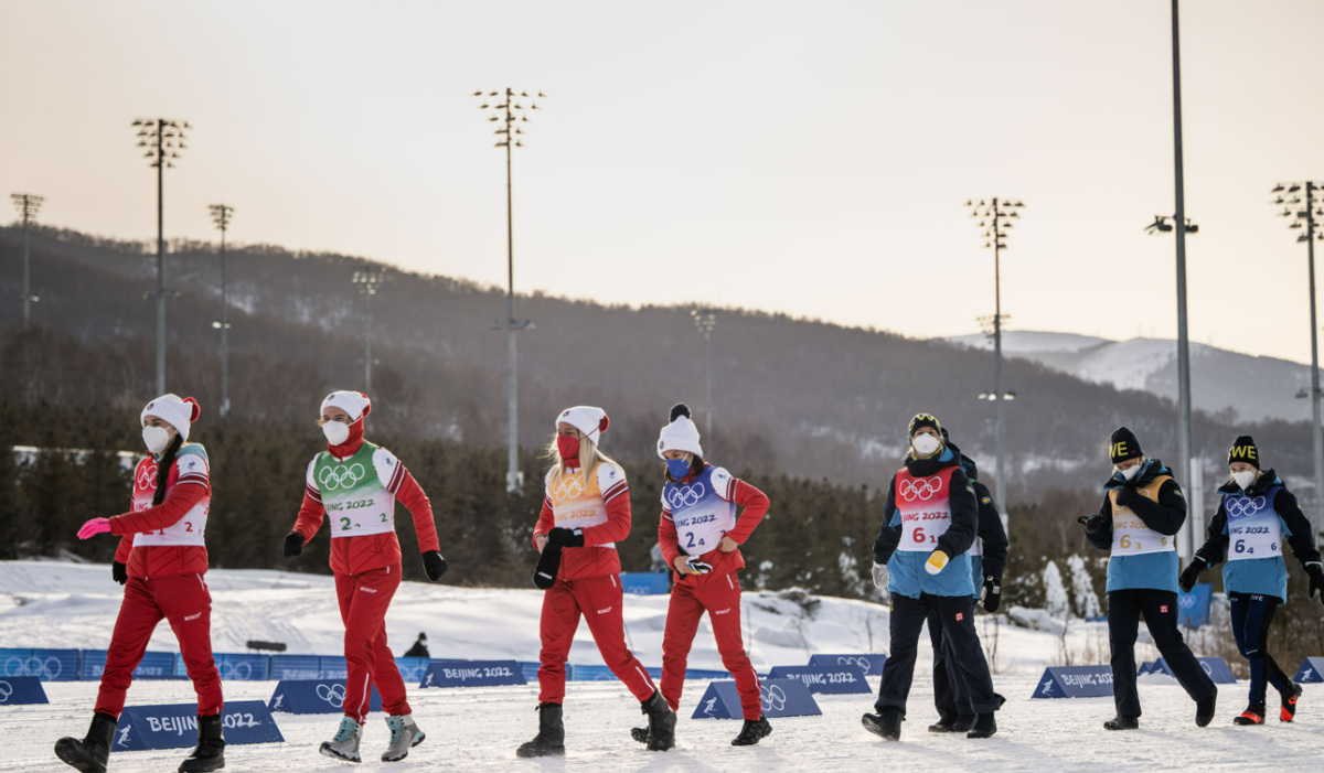 Российским лыжницам не было равных в эстафете Олимпиады. Фото: globallookpress