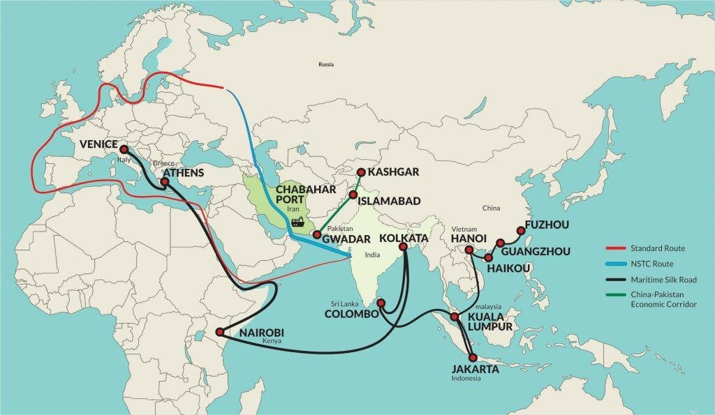 Морские коммуникации в Азии. Источник