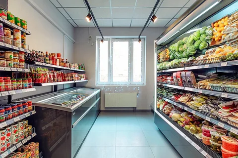 Продуктовый магазин.