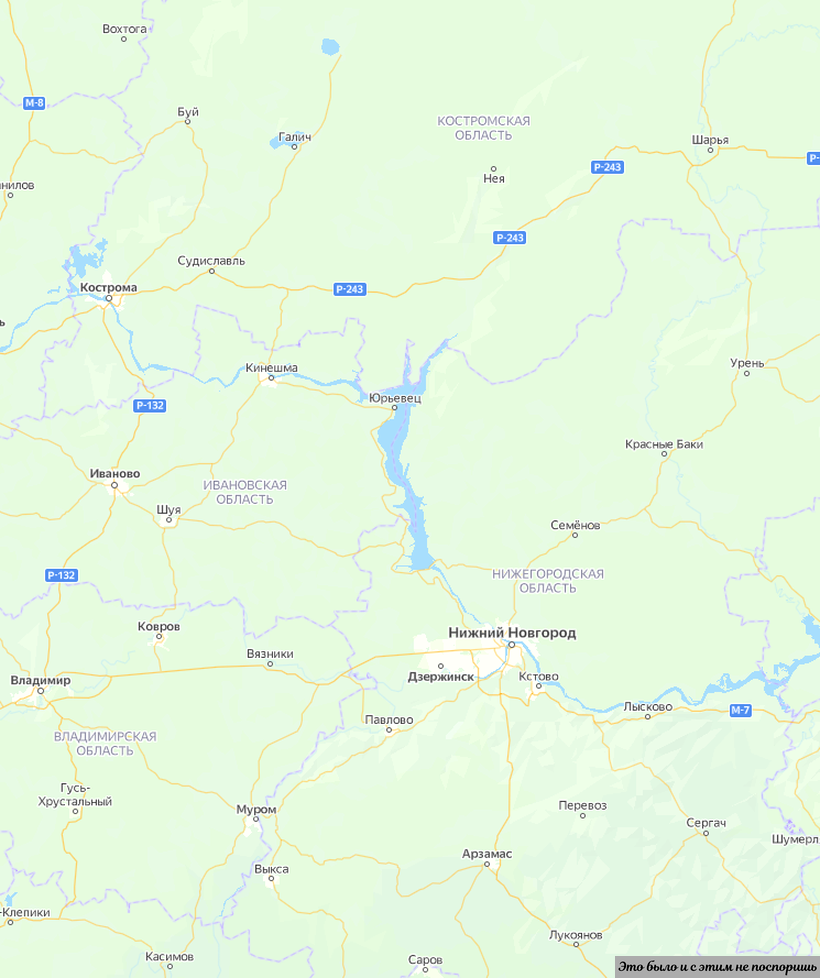 Область явления древнейшей фени (по Андрееву, языка верхневолжской братчины). Архив автора 
