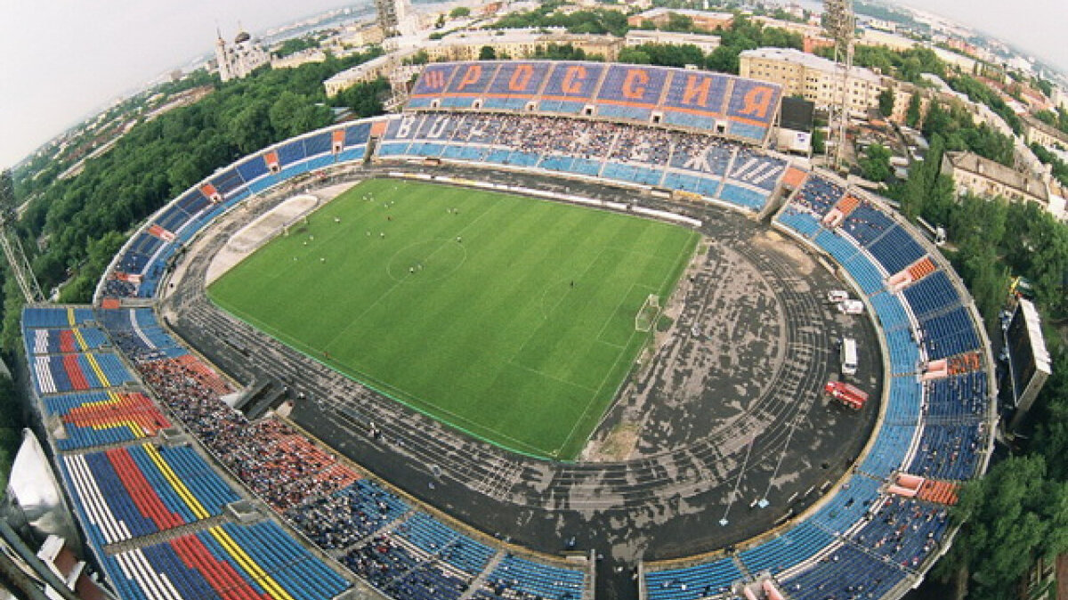 Стадион воронежского "Факела". Фото yandex.ru.