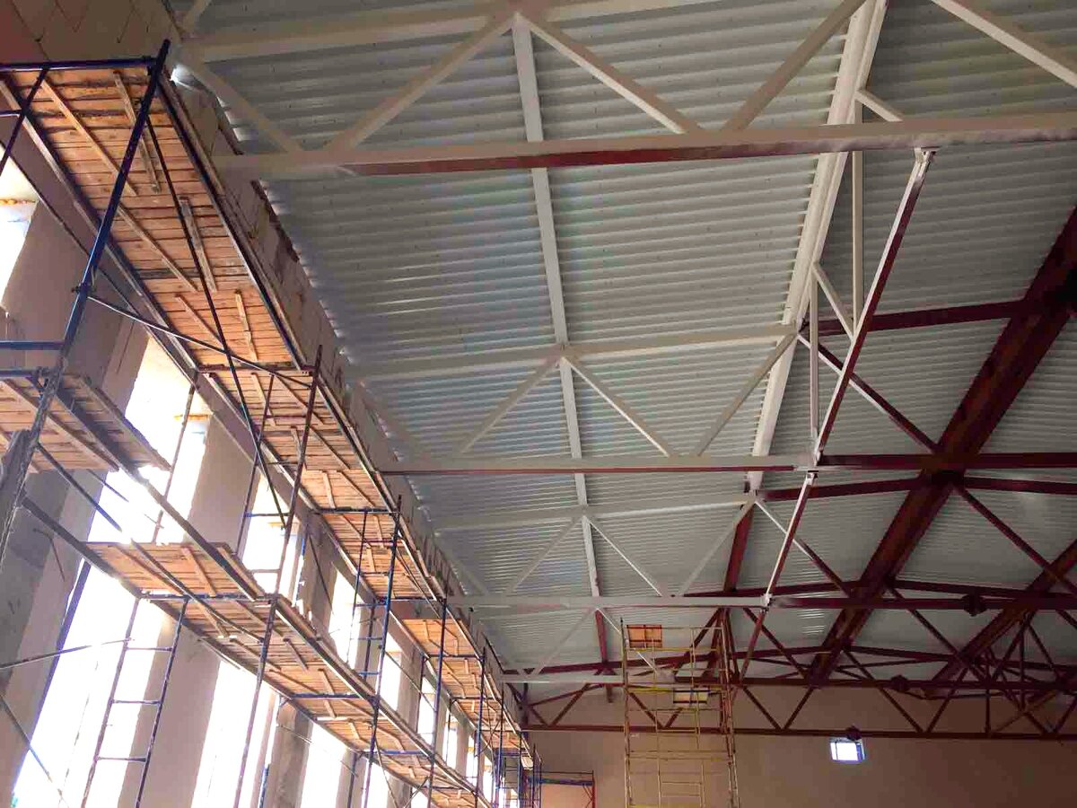 Огнезащитная обработка металлических конструкций