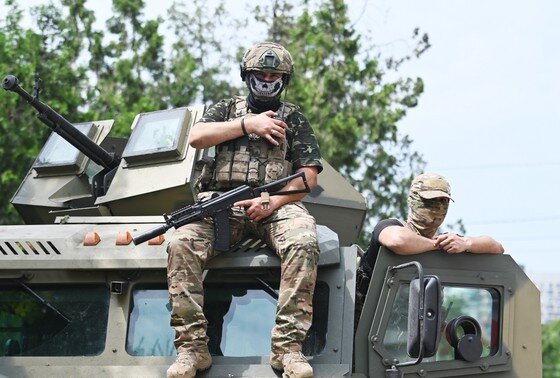    Бойцы ЧВК «Вагнер»