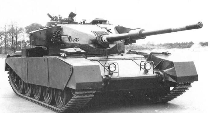 Прообразом будущего "Чифтена" стал опытный танк FV 4202, который основывался на агрегатах танка Centurion