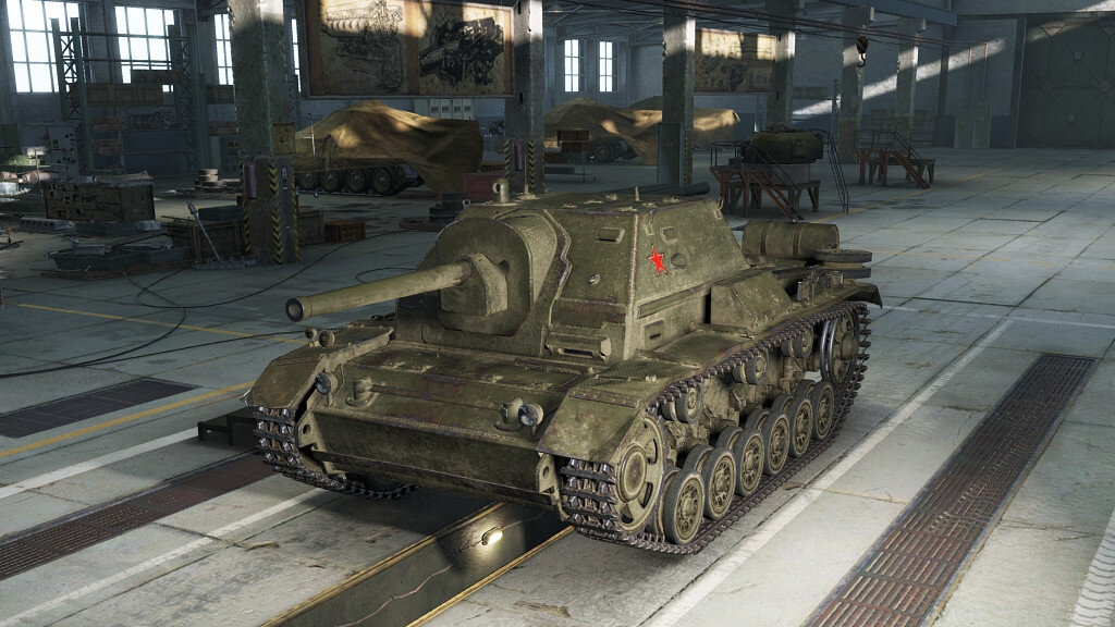 Внешний вид танка СУ-76И