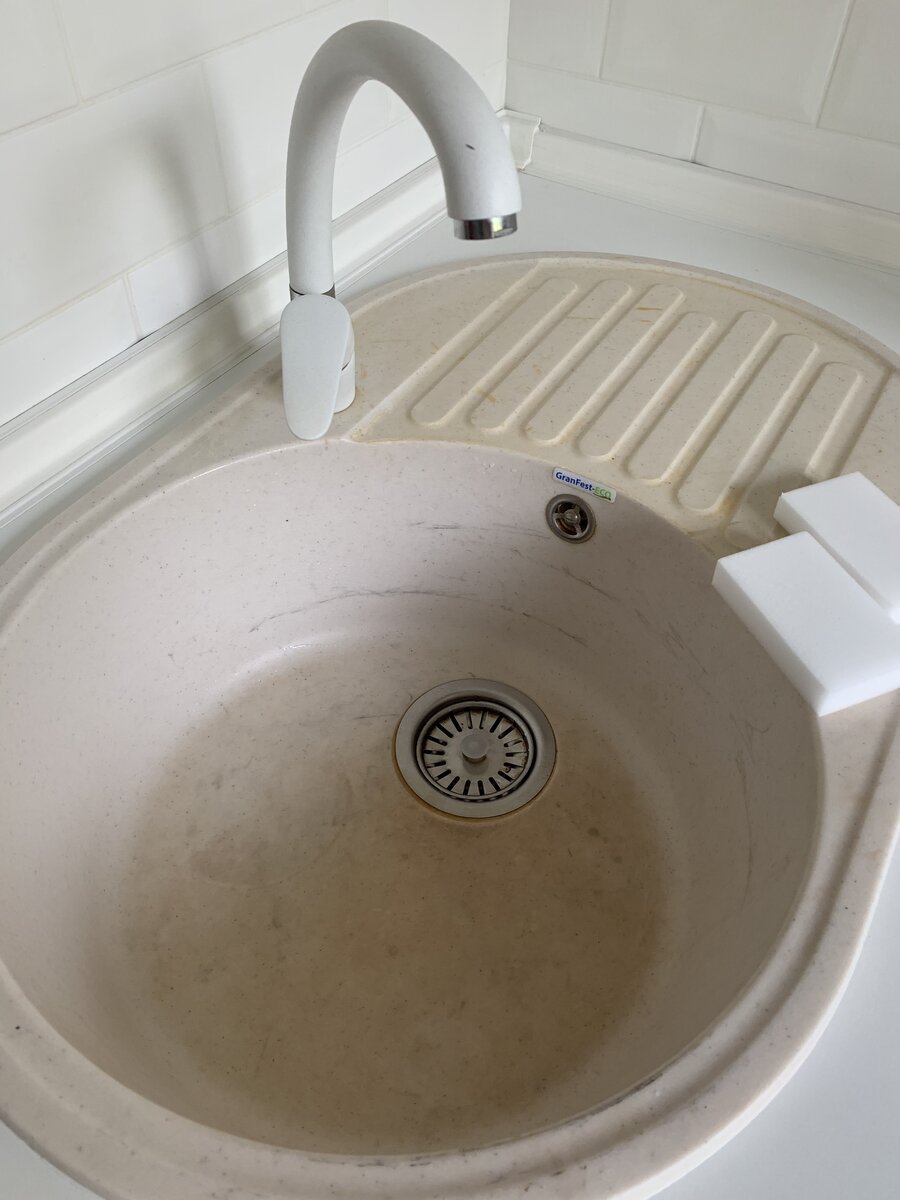 В таком состоянии была раковина